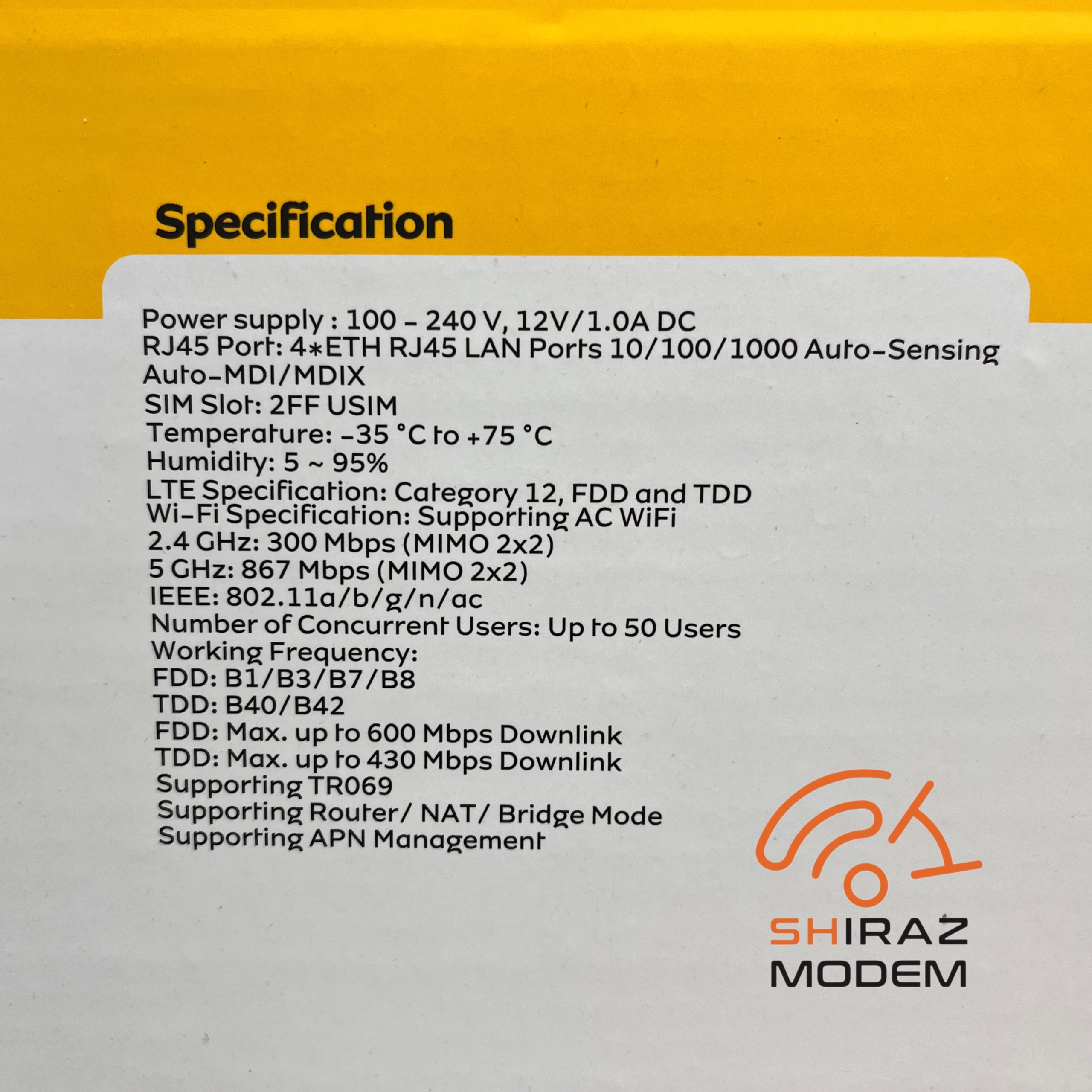 مودم ایرانسل TF-i120 E1 (آنلاک) - تصویر 3